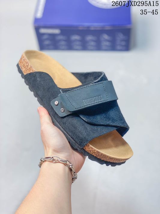 Birkenstock Boston Suede Shearling Black 0560773