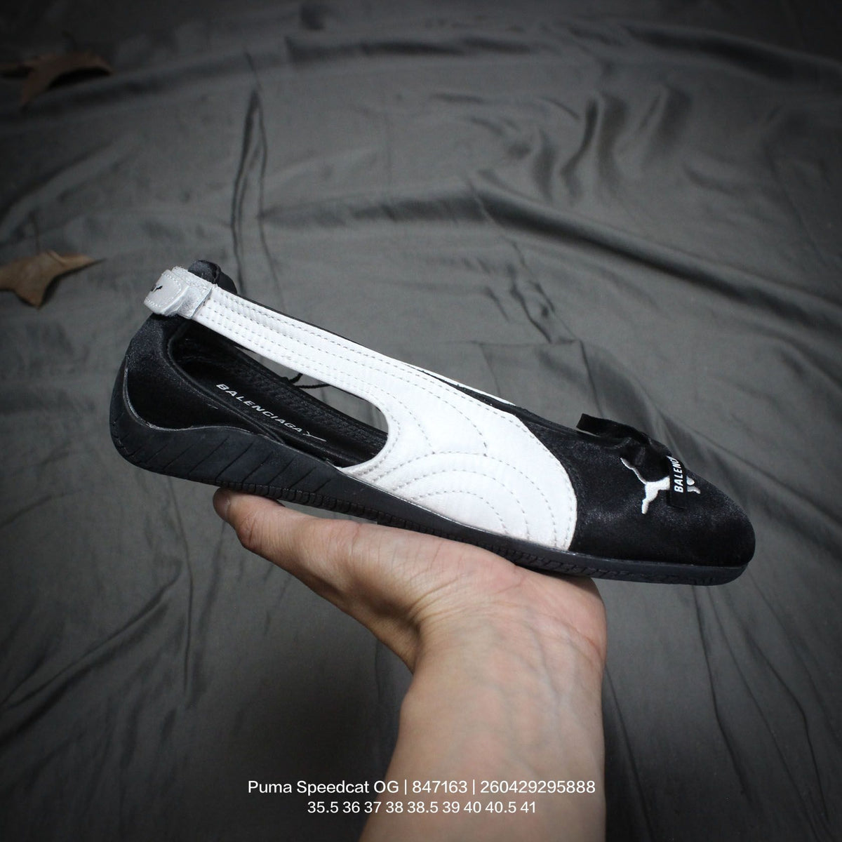 Puma Speedcat OG"White Red" Black-White 847163
