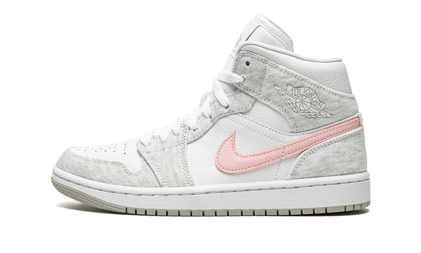 WMNS Air Jordan 1 Mid SE "Heather Grey / Pink"