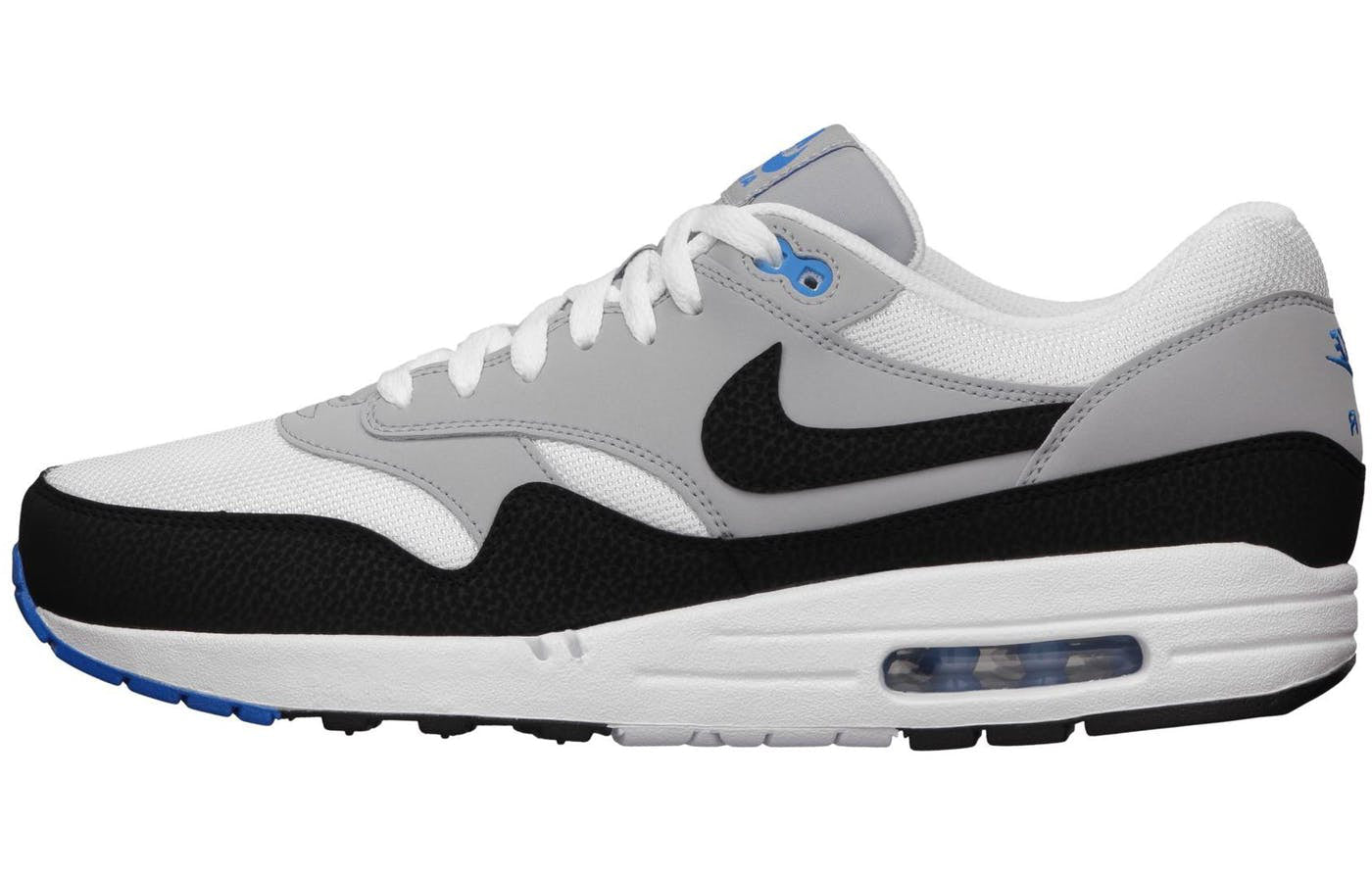 Nike Air Max 1 Essential 'Wolf Grey' White/Black/Wolf Grey/Photo Blue 537383-104