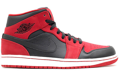 Air Jordan 1 Mid Black Gym Red 554724-005