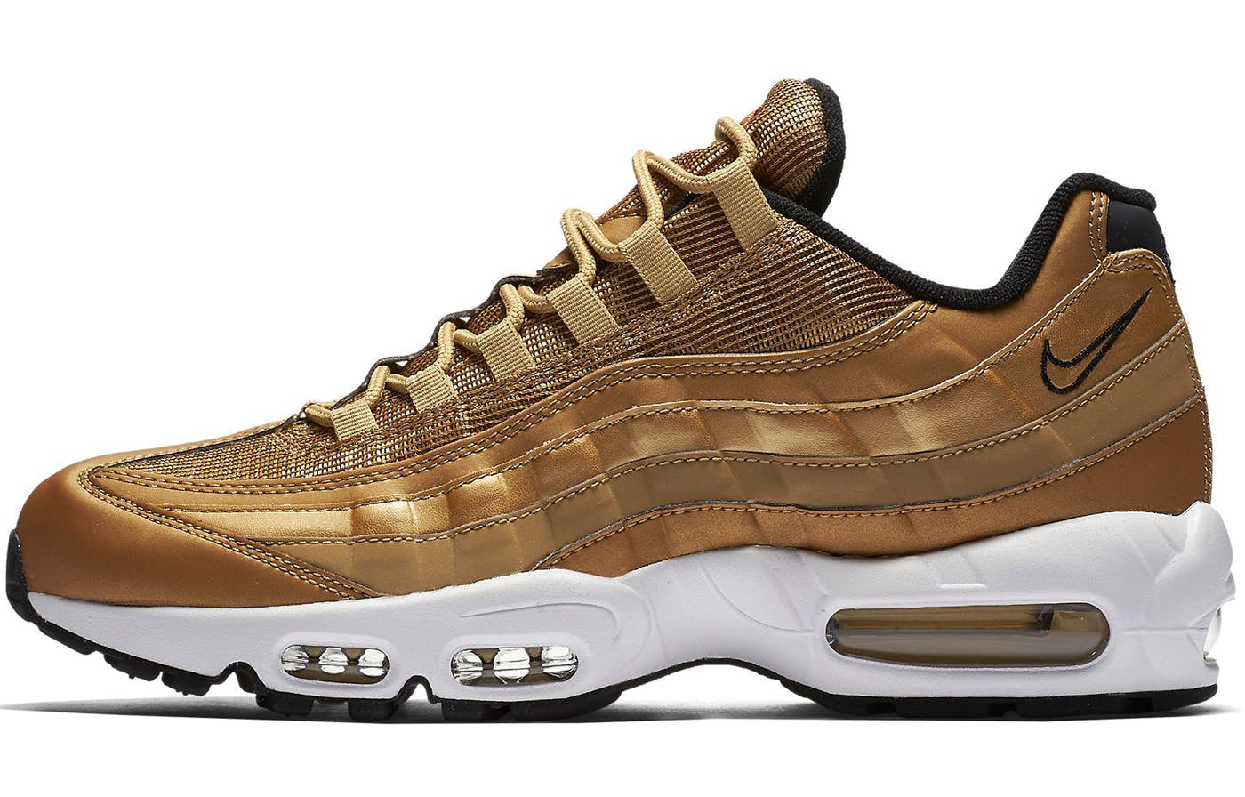 Nike Air Max 95 QS 'Metallic Gold' Metallic Gold/Varsity Red-White-Black 918359-700