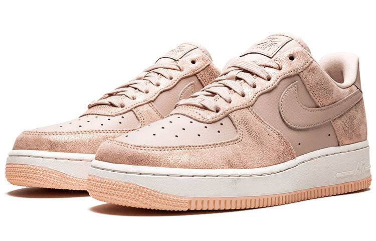 Nike Womens Air Force 1 Low '07 Premium 'Metallic Red Bronze' Metallic Red Bronze/Summit White-Crimson Tint-Particle Beige 616725-901