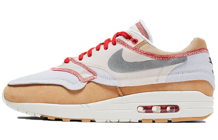 Nike Air Max 1 'Inside Out' Club Gold/Black/Pure Platinum/Desert Sand/Sail/University Red 858876-713