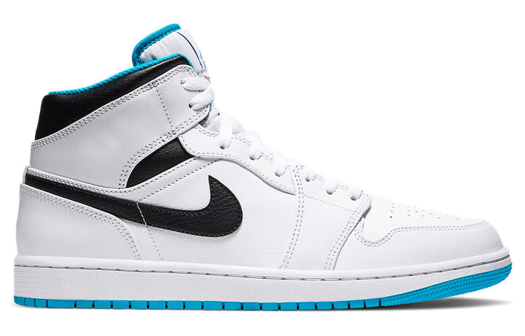 Air Jordan 1 Mid 'Laser Blue' White/Laser Blue/Black 554724-141