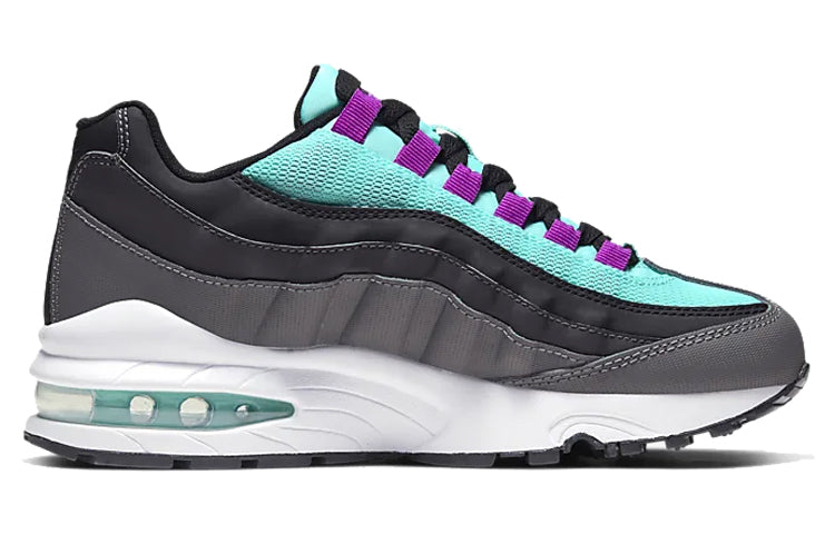 Nike Air Max 95 GS 'Gunsmoke Aurora Green' Gunsmoke/Aurora Green/Black/White 905348-034 sneakmarks