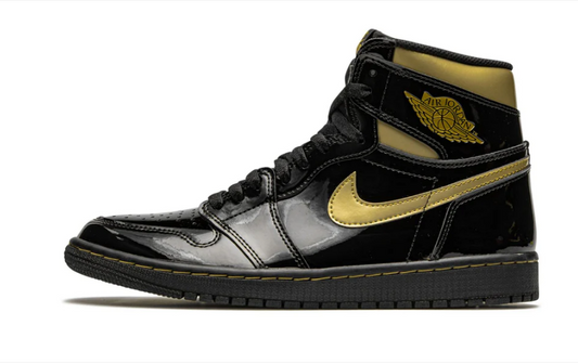 Air Jordan 1 Retro High OG 'Black Gold PL' Black/Metallic Gold-White 555088-019
