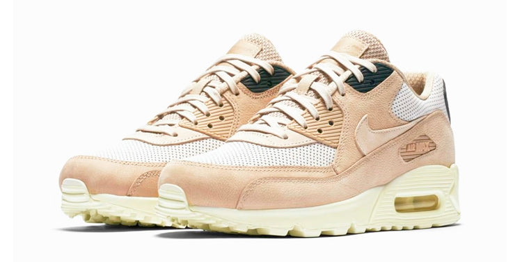 NikeLab Womens WMNS Air Max 90 Pinnacle 'Mushroom' Mushroom/Oatmeal-Light Bone 839612-200 KICKSOVER