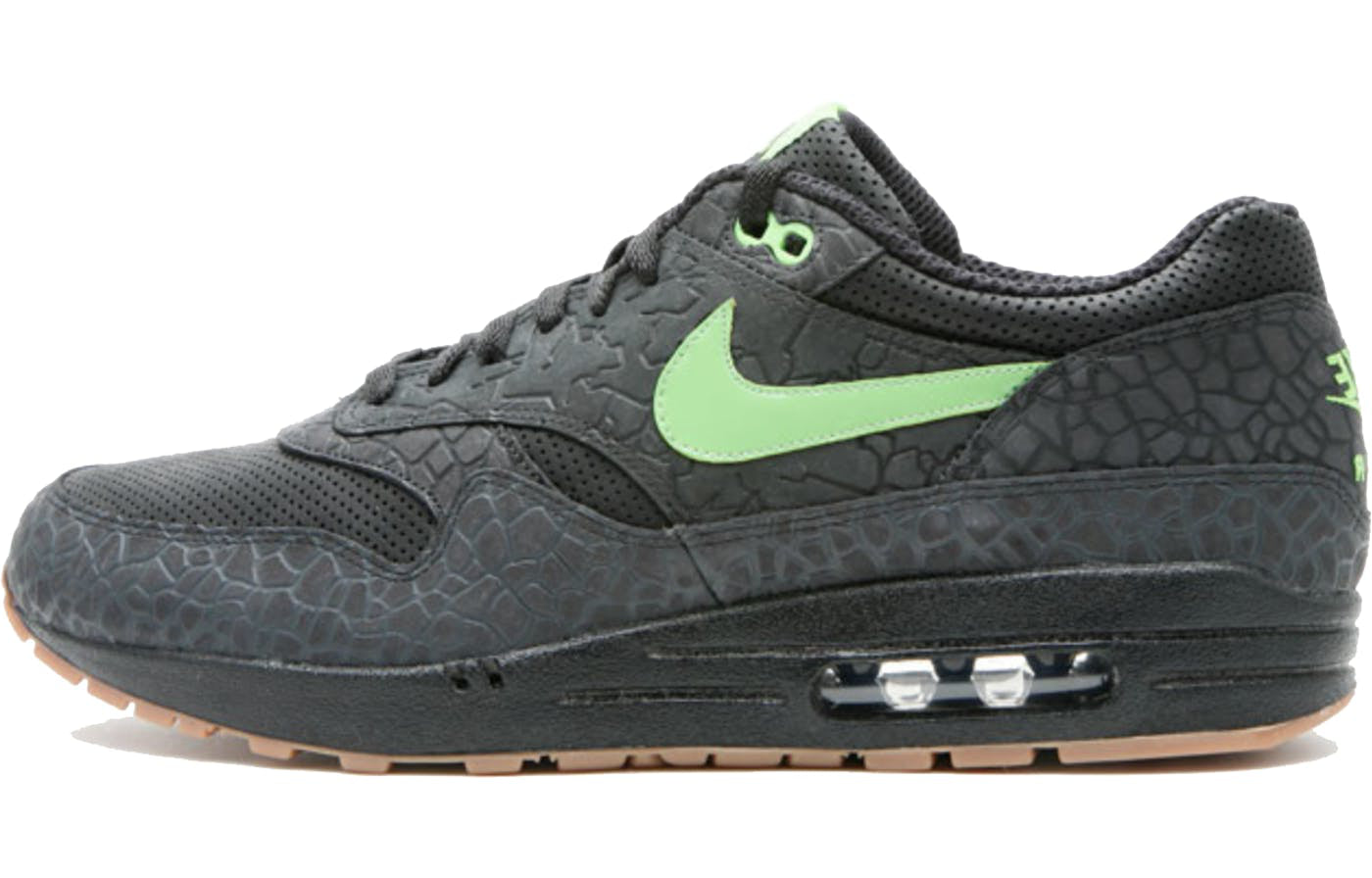 Nike HUF x Air Max 1 Premium 'Hufquake' Black/Green Bean/White 318361-031