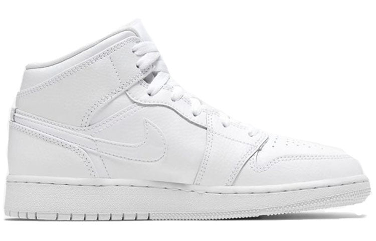 Air Jordan 1 Mid GS White 554725-126