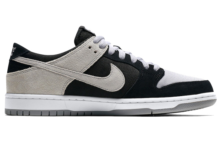 Nike SB Skateboard Zoom Dunk Low PRO Black/WOLF GREY-White-White 854866-001 sneakmarks