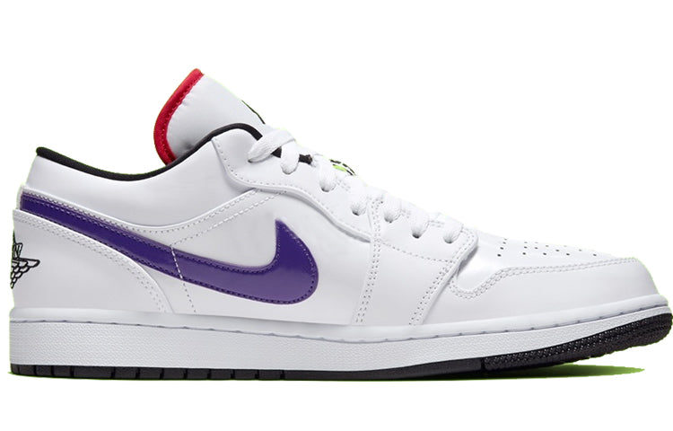 Air Jordan 1 Low 'Multi-Color Swoosh' White/Multi-Color/Black CW7009-100