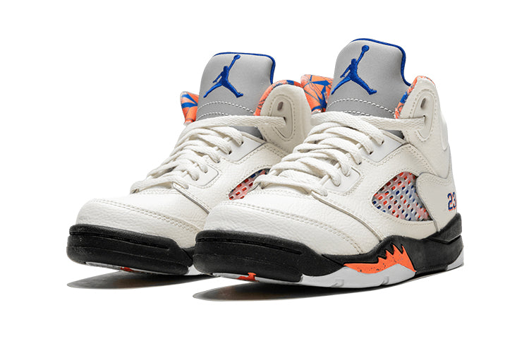 Air Jordan 5 Retro PS 'International Flight' Sail/Orange Peel-Black-Hyper Royal 440889-148