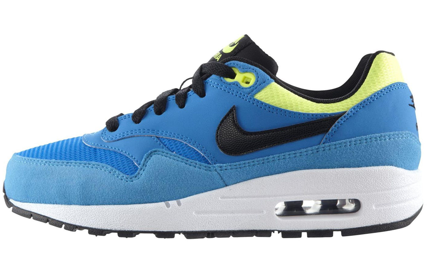 Nike Air Max 1 GS 'Blue Hero' Blue Hero/Black/Volt/Current Blue 555766-401