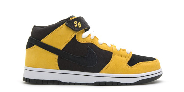 Nike Dunk Mid Pro SB Skateboard 'Wu-Tang' Black/Black-Varsity Mz-Sport Rd 314383-004 sneakmarks