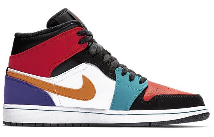 Air Jordan 1 Mid Multi Color 554724-125