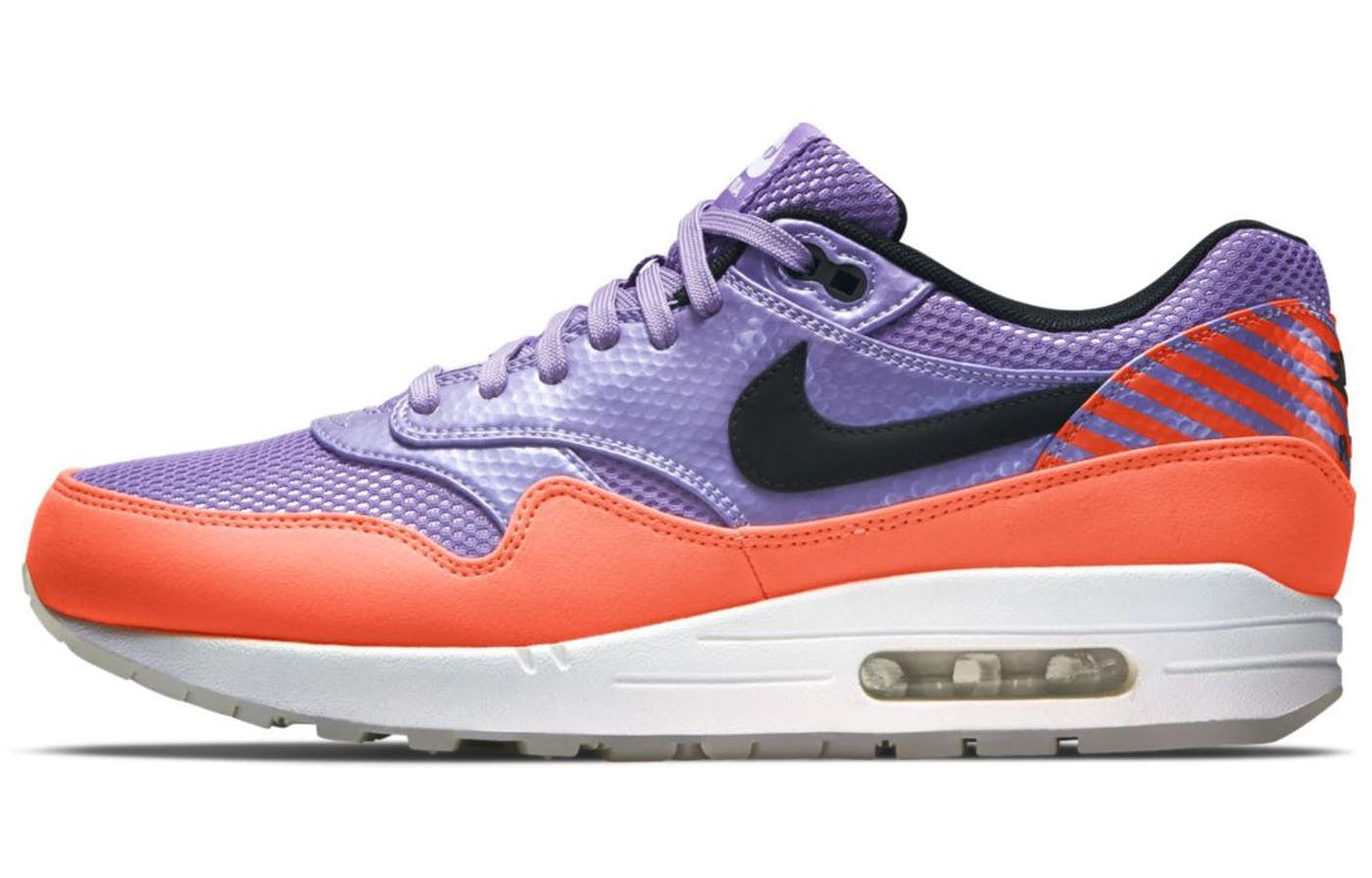 Nike Air Max 1 FB Premium QS 'Mercurial' Atomic Violet/Black/Total Orange 665874-500