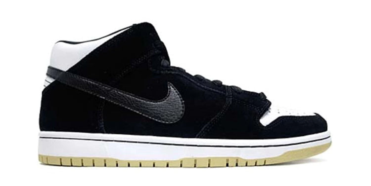 Nike Dunk Mid Pro Sb Black/Black-White 314383-013 sneakmarks