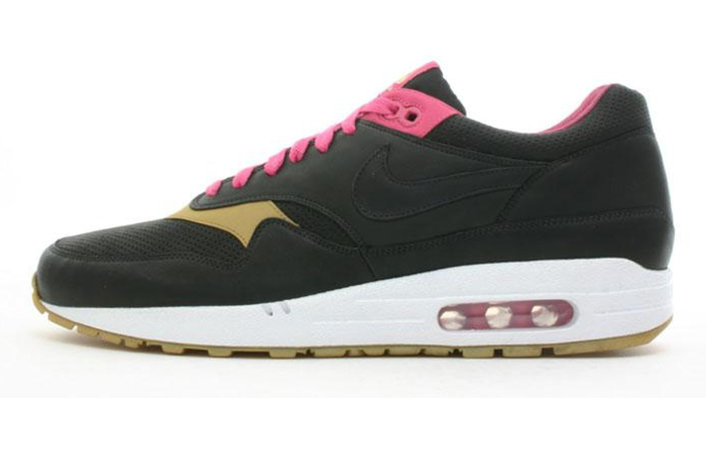 Nike Kid Robot x Air Max 1 Black/Black/Hot Pink/Metallic Gold 311745-001