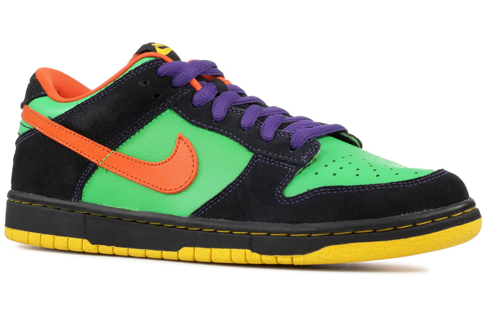 Nike Dunk Low Premium SB Green Spark/Hoop Orange 313170-381 sneakmarks