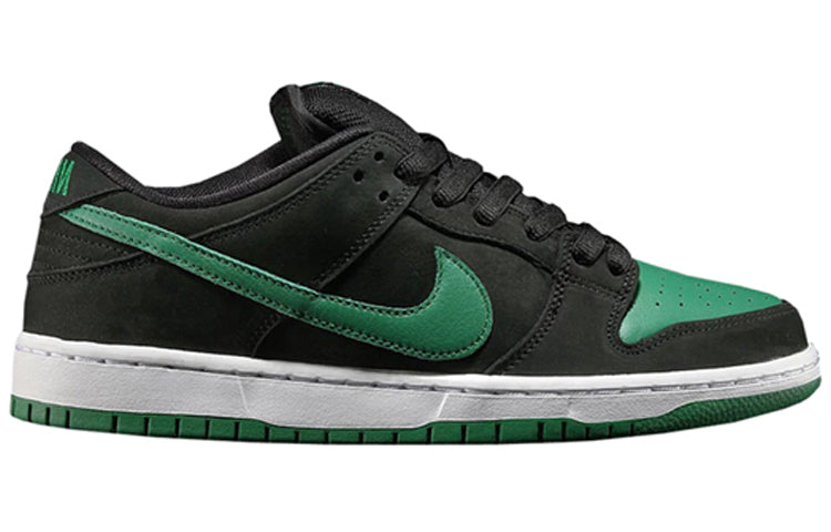 Nike Dunk Low Pro SB Skateboard 'Black Pine' Black/Pine Green-White BQ6817-005 sneakmarks