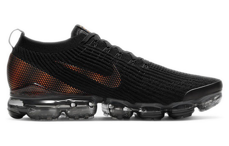 Nike Air Vapormax Flyknit 3 'Total Orange' Black/Dark Smoke Grey/Total Orange CU1926-001 KICKSOVER