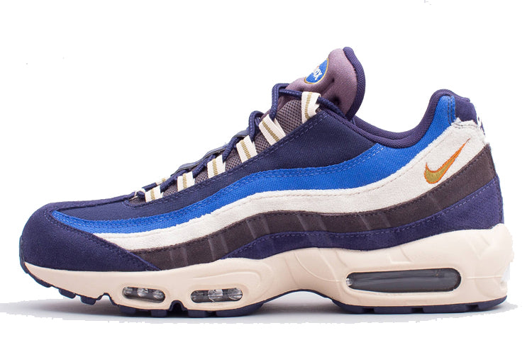 Nike Air Max 95 Premium 'Blackened Blue' Blackened Blue/Camper Green-Monarch 538416-404