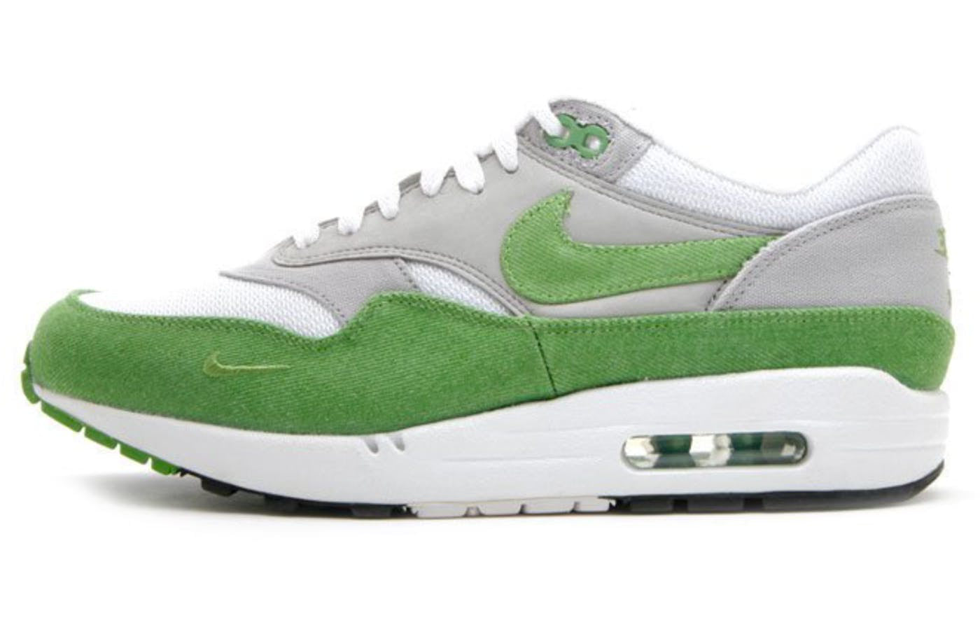 Nike Patta x Air Max 1 Premium 'Chlorophyll' White/Chlorophyll/Matte Silver 366379-100