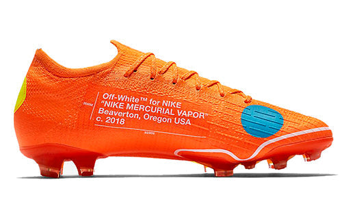 Nike OFF-WHITE x Mercurial Vapor 360 'Orange' Orange/White-Blue-Yellow AO1256-810 sneakmarks