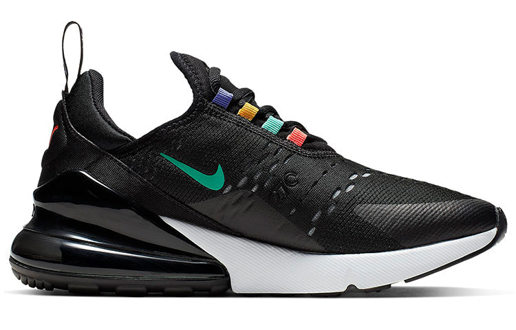 Nike Womens Air Max 270 'Black Flash Crimson' Black/Flash Crimson-University Gold AH6789-023