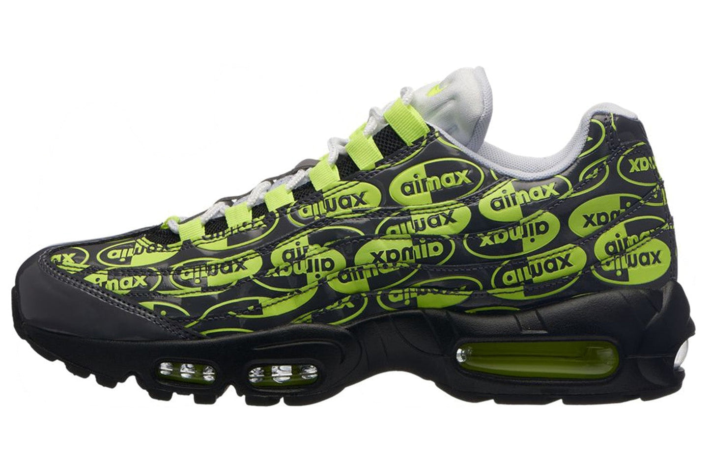 Nike Air Max 95 Premium 'Volt' Black/Volt-Ash-White 538416-019