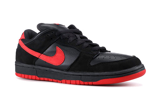 Nike Dunk Low Pro SB Skateboard 'Vamps' Black/True Red 304292-061