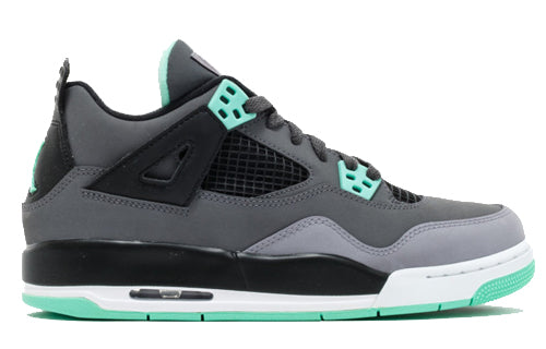 Air Jordan 4 Retro GS Dark Grey Green Glow 408452-033