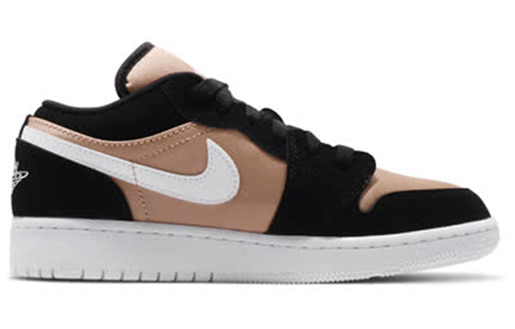 Air Jordan 1 Low GS Black Rose Gold 554723-090