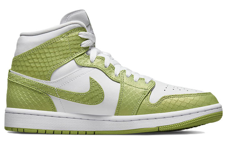 Air Jordan 1 Mid SE V2 Green Python