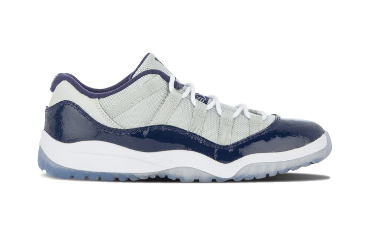 Air Jordan 11 Retro Low Pre-School 'Georgetown' Grey Mist/White-Midnight Navy 505835-007