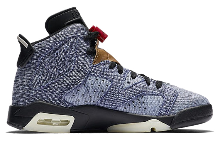 Air Jordan 6 Retro GS Wash Denim CV5489-401