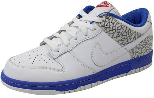 Nike Dunk Low Cl 'Jordan Pack' White/White-Medium Grey 304714-119 sneakmarks