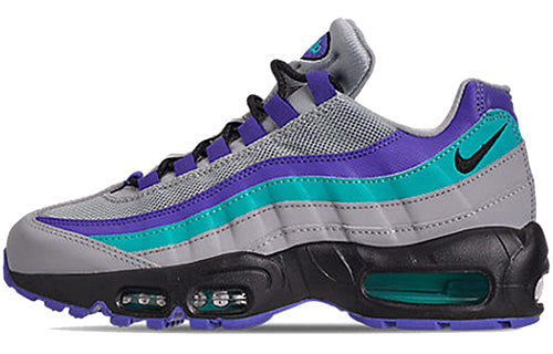 Nike Air Max 95 'Aqua' Wolf Grey/Black-Indigo Burst-Hyper Jade AT2865-001 sneakmarks