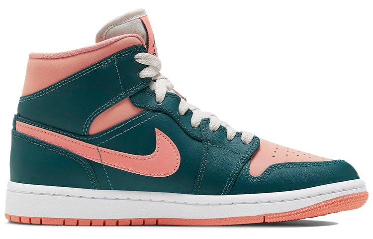 Nike Womens Air Jordan 1 Mid Dark Teal Green BQ6472-308