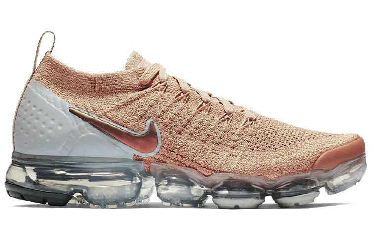 Nike Womens Air VaporMax Flykint 2 Rose Gold 942843-602 KICKSOVER