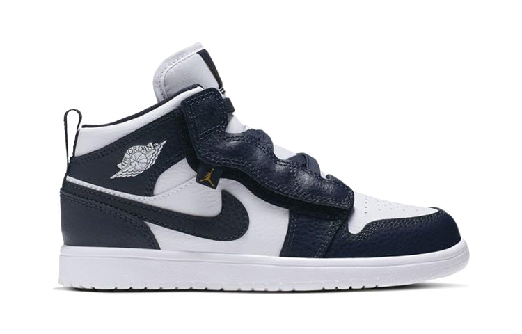 Air Jordan 1 Mid ALT PS 'Obsidian' White/Metallic Gold/Obsidian AR6351-174