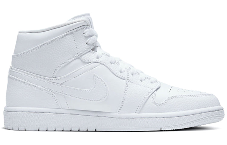 Air Jordan 1 Mid Triple White 554724-130