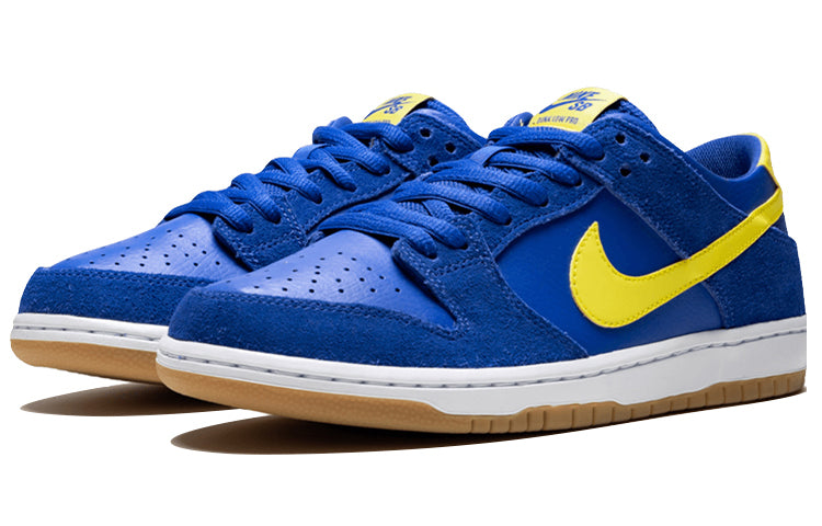 Nike Zoom Dunk Low Pro SB Skateboard 'Boca Juniors' Varsity Royal/Lightning-Gum Light Brown 854866-471 sneakmarks