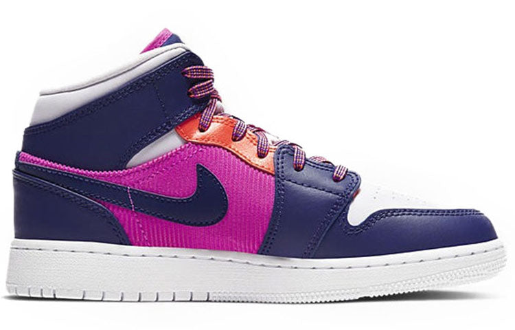 Air Jordan 1 Mid GS Fire Pink 555112-602