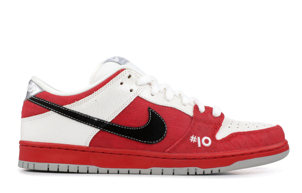 Nike Dunk Low Premium SB Skateboard 'Roller Derby' Varsity Red/Black-White-Wolf Grey 313170-601 sneakmarks