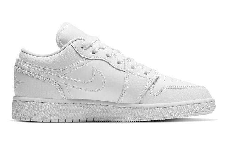 Air Jordan 1 Low GS Triple White 553560-130