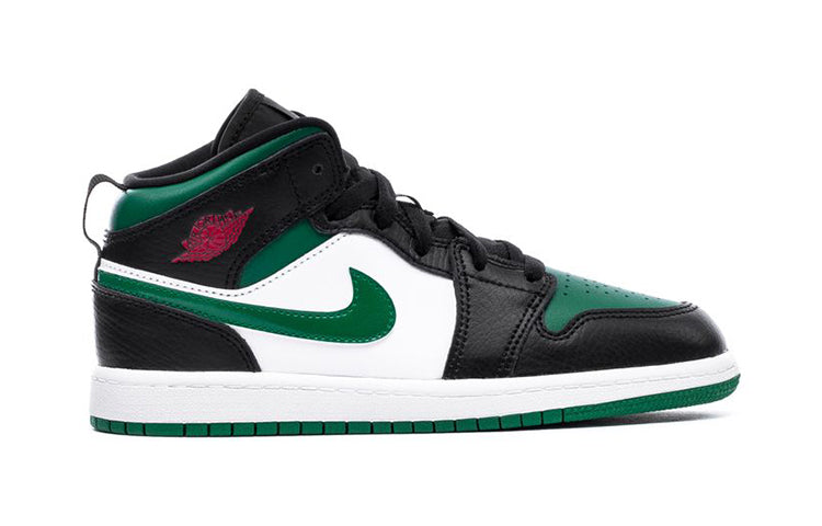 Air Jordan 1 Mid PS 'Black Pine Green' Black/Pine Green/White/Gym Red 640734-067