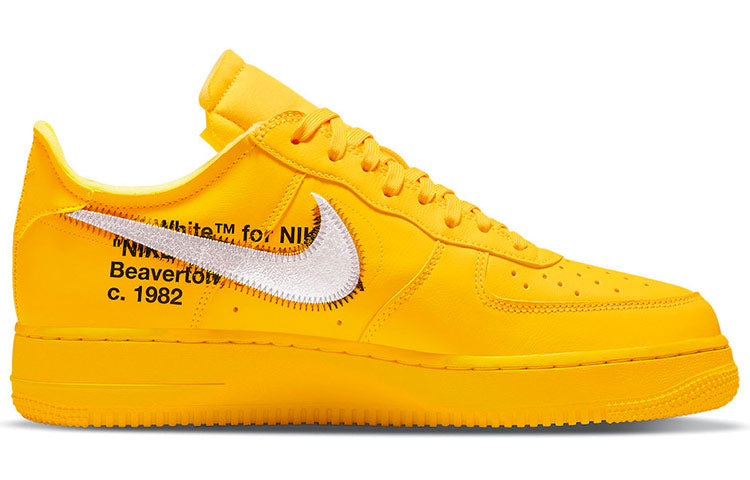 Nike Air Force 1 x Off-White University Gold DD1876-700 sneakmarks