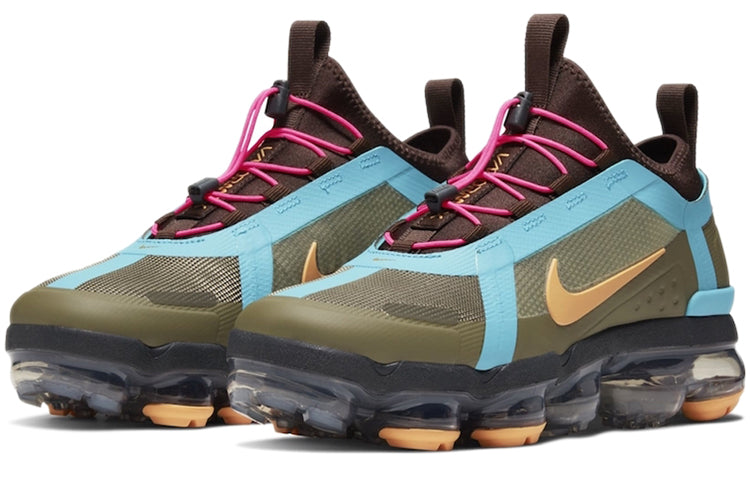 Nike Womens Air VaporMax 2019 'Olive Teal' Medium Olive/Teal Nebula/Anthracite/Amber Rise BV6353-200 KICKSOVER